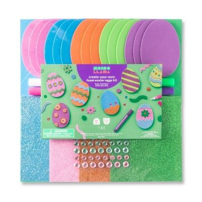 Create-Your-Own Foam Easter Eggs Kit - Mondo Llama™ | Target