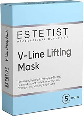 V Shaped Slimming Face Mask - Double Chin Reducer, Face Lift Tape Tightening Mask - Anti Aging, A... | Amazon (US)