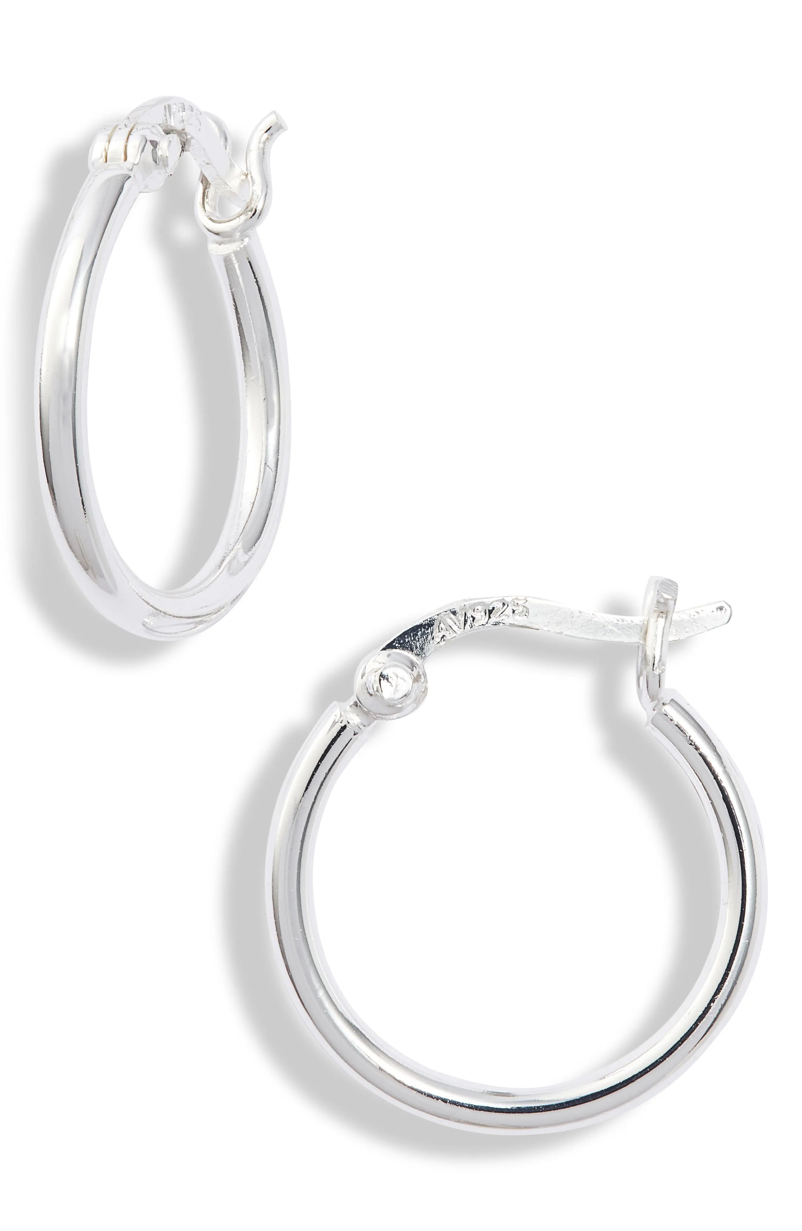 Women's Argento Vivo Sterling Silver Hoop Earrings | Nordstrom