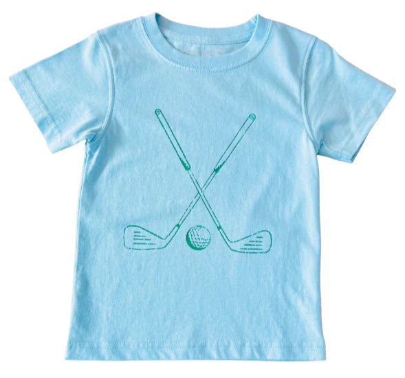 Blue Golf T-Shirt | The Little Lane Shop
