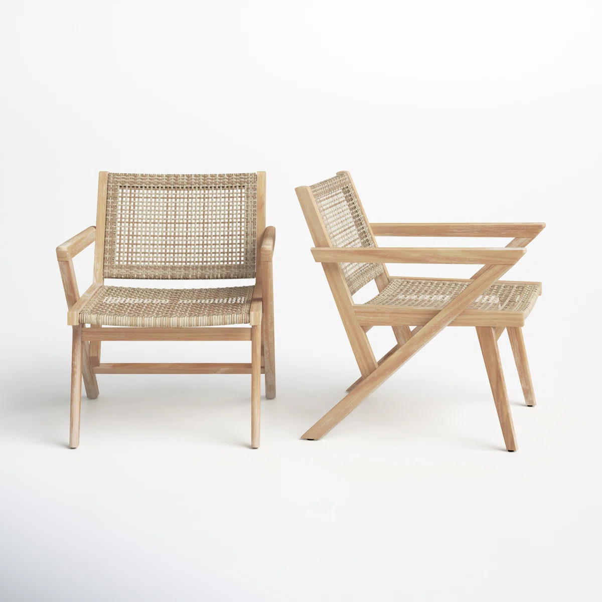 Firenze Acacia Outdoor Lounge Chairs | Wayfair North America