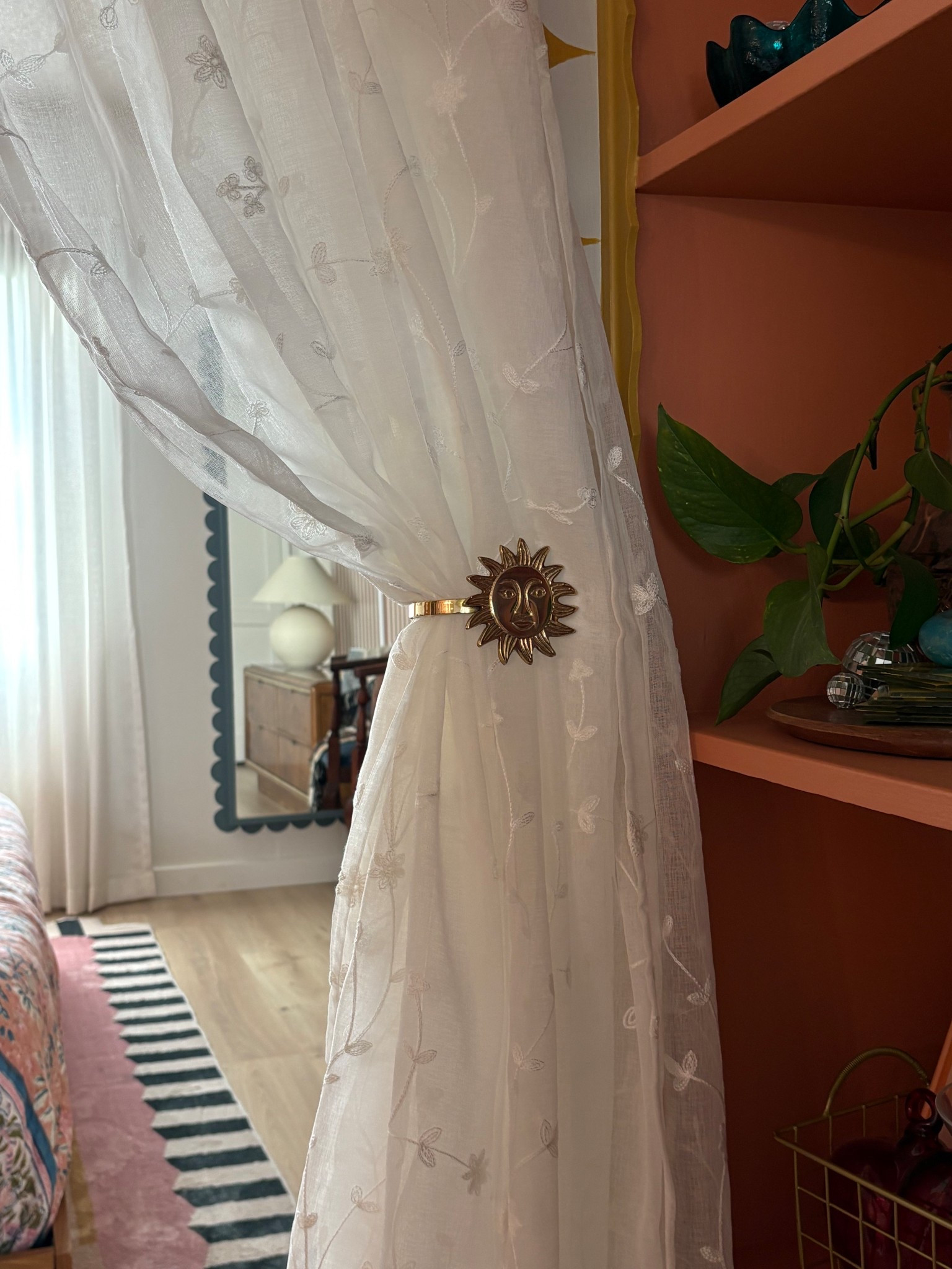 I love adding little whimsical touches to our home 🥹🤭 this sunshine curtain hook is so cute & a great price!! 

#LTKStyleTip #LTKHome #LTKFindsUnder50