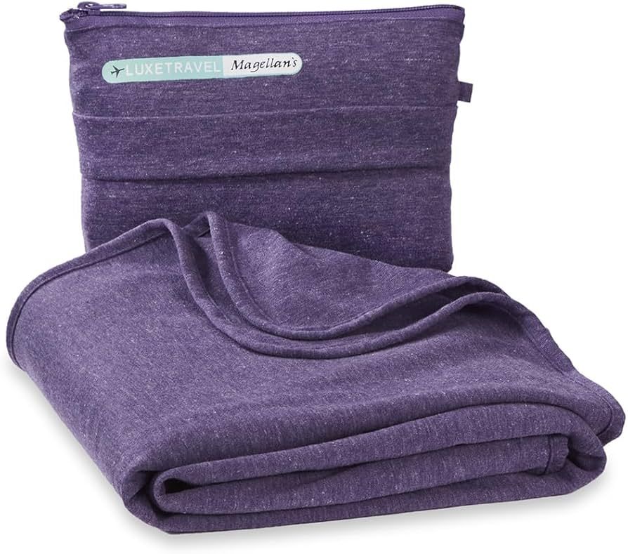 SAGEFINDS Airplane Travel Blanket | Converts into a Pillow | Air Travel Gift | Perfect for Long F... | Amazon (US)