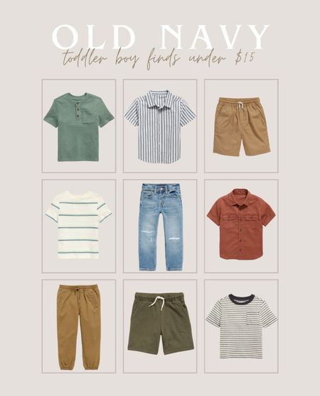 Old Navy boys finds under $15. Toddler boy spring outfits 

#LTKkids #LTKfamily #LTKsalealert