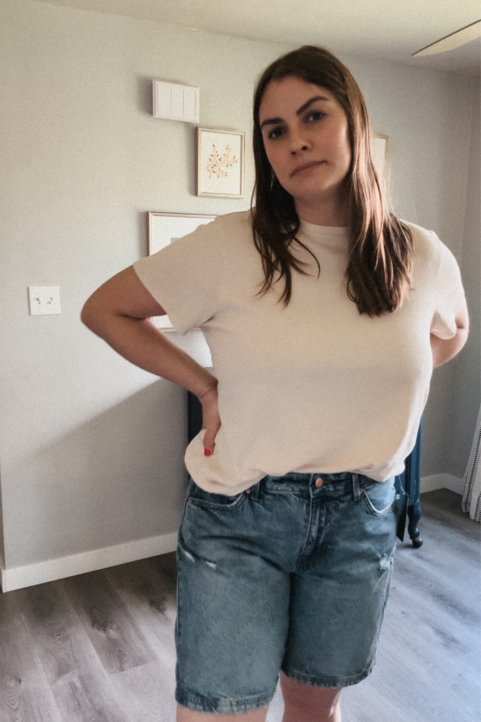 Denim shorts from @target | part two

Wild Fable Mid rise Jorts, they come in two washes ($22)

5” inseam, 100% cotton, mid to high rise, relaxed and casual fit. They come in 2 different washes: Light and medium wash. I stayed with my try-to-size (12) and had plenty of room, considering I usually size up in shorts. 

#LTKMidsize #LTKSeasonal