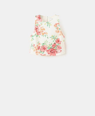 Women's Printed Crop Top | Macy's