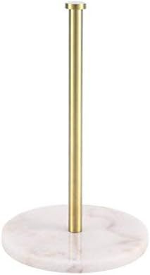 Amazon.com - KES Gold Paper Towel Holder Kitchen Standing Paper Towel Roll Holders with Marble Ba... | Amazon (US)