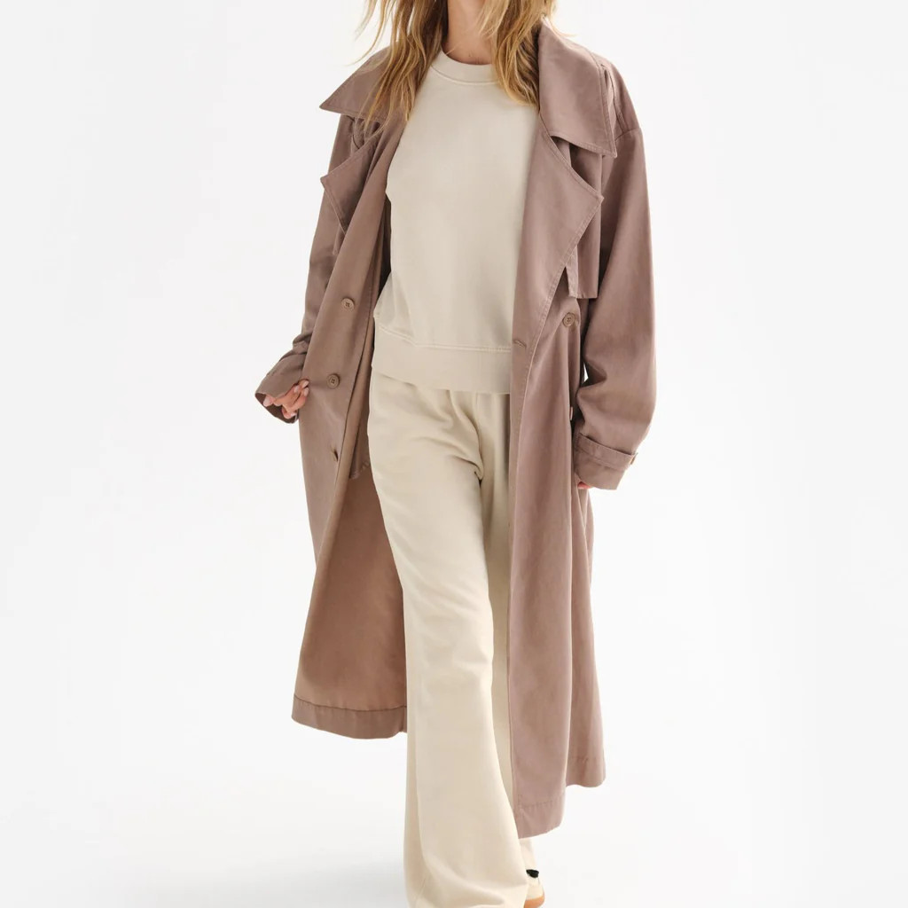 Tencel Twill Trench Coat | MATE The Label