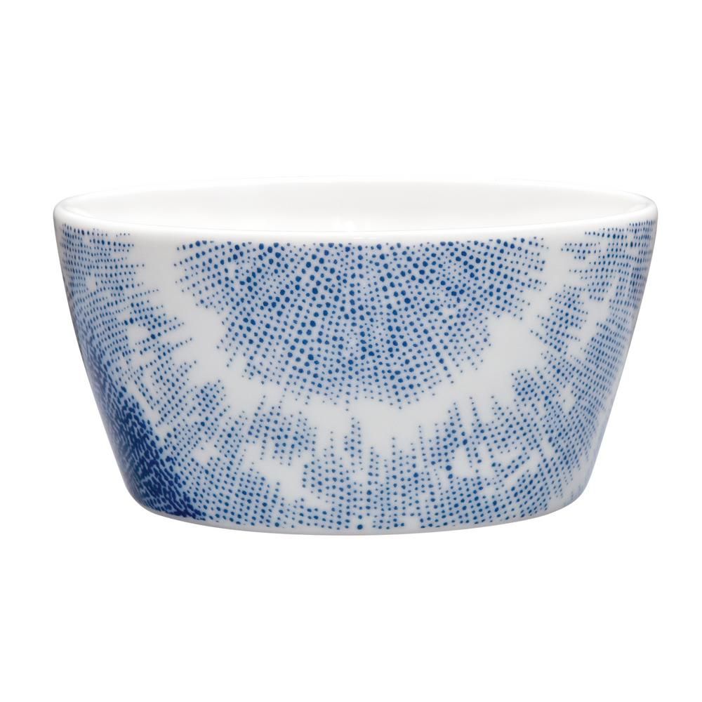 Noritake Aozora Blue/White Porcleain Cereal Bowl 6 in., 25 oz. | The Home Depot