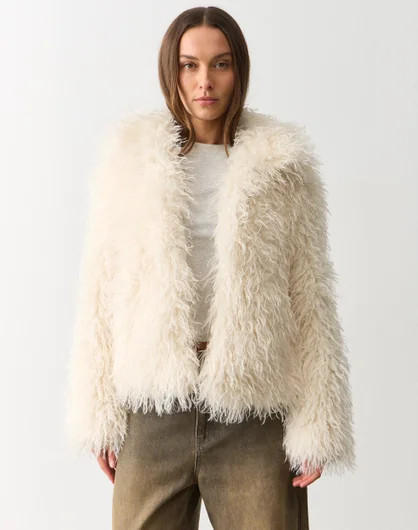 Oversized Faux Fur Jacket | Glassons (Australia)
