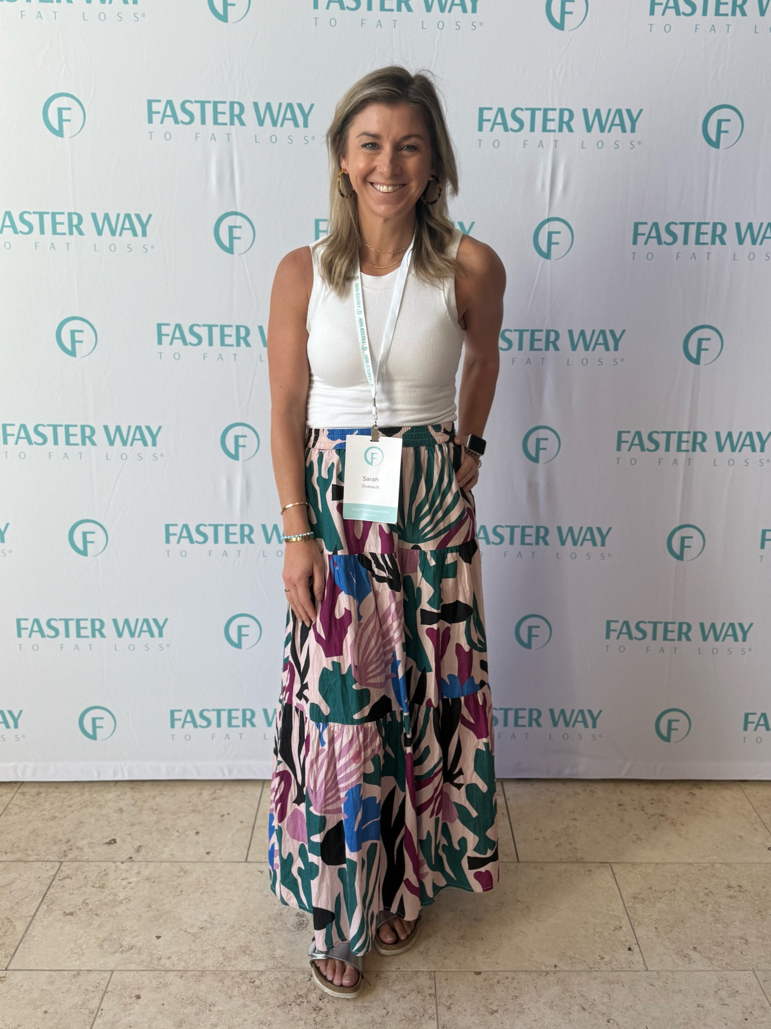 Faster way conference day 1 fit check. Skirt is old @oliphant from crush boutique in Boston. 

#LTKFindsUnder50 #LTKFindsUnder100 #LTKOver40