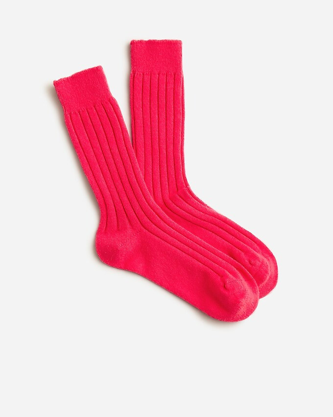Cashmere-blend trouser socks | J. Crew US