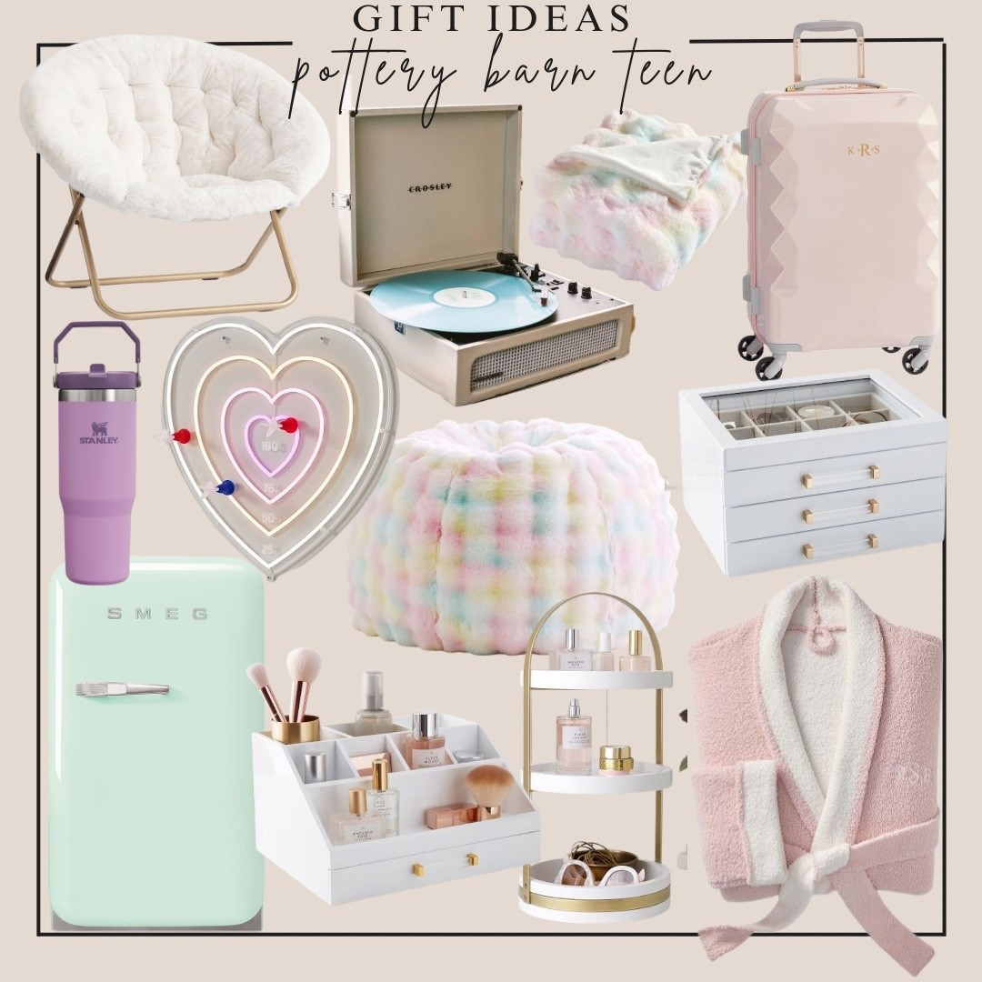 Gift Idea - Pottery Barn Teen 🩷


#pottery barn teen
#gift for her
#gift idea 
#gift for teen girl
#stanley tumbler
#record player
#custom luggage 
#jewelry box
#rainbow pouf
#faux fur blanket 
#faux fur chair 
#jewelry organizer 
#teen girl room
#smeg mini fridge
#bedroom fridge
#bean bag chair
#neon light 
#girl room decor 
#design inspo
#home decor 


#LTKKids #LTKGiftGuide #LTKHome