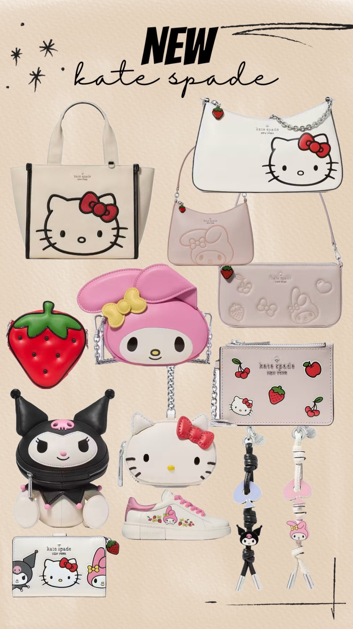Kate Spade Sanrio Collection 

#LTKValentine #LTKSeasonal