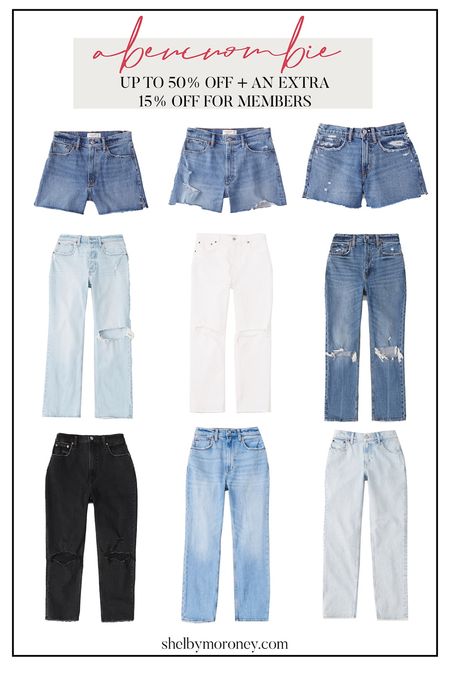 Abercrombie Labor Day sale on denim , jeans, and shorts 

#LTKunder50 #LTKunder100 #LTKsalealert