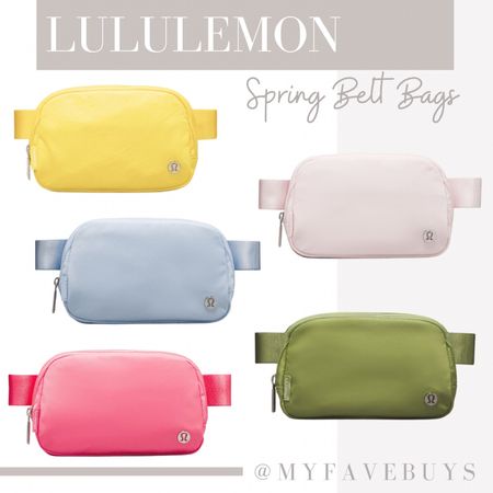 Which spring belt bag color are you loving? #lululemon #beltbag 

#LTKSeasonal #LTKfitness #LTKfindsunder50