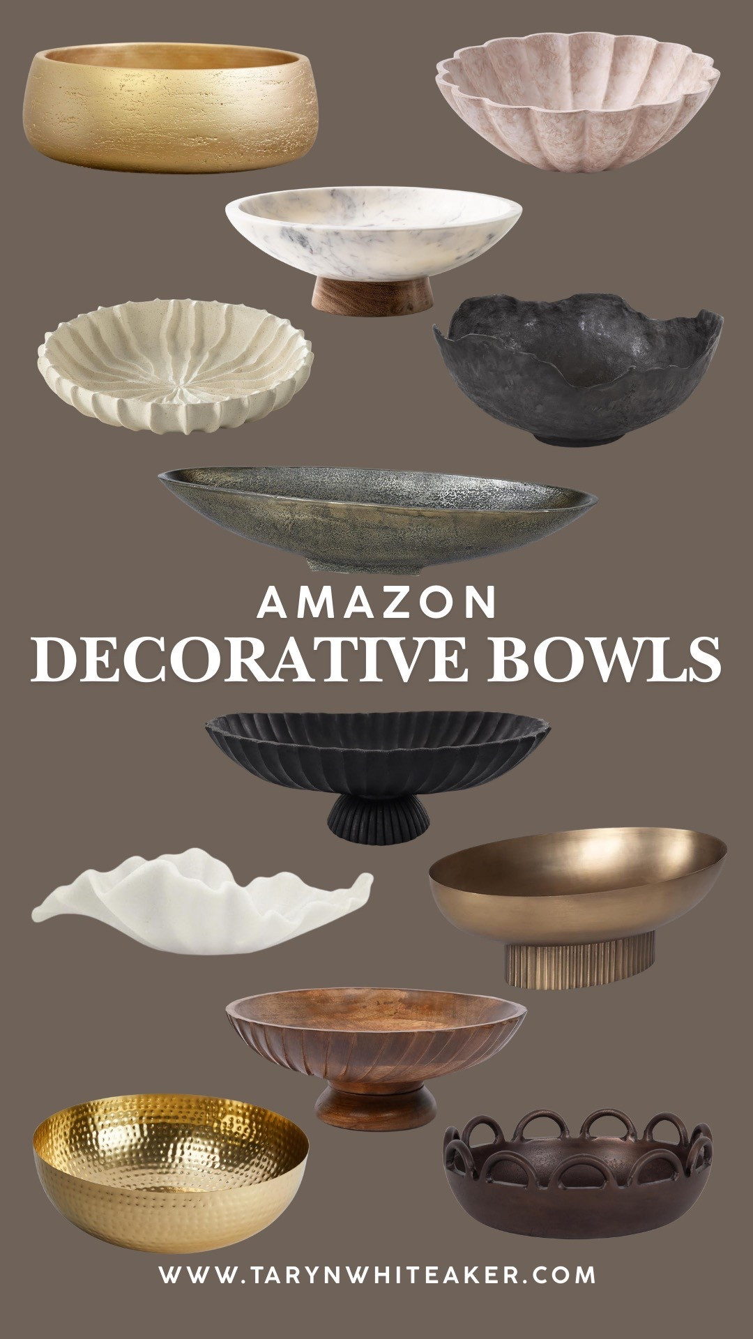 These decorative bowls instantly elevate a console, coffee table, or kitchen island. I rounded up the prettiest textured, pedestal, and sculptural styles that look designer without the designer price tag. The neutral tones make them easy to layer with any decor style, and they’re perfect styled empty or filled with beads, moss balls, or seasonal accents.

decorative bowls, Amazon home finds, coffee table decor, console table styling, kitchen island decor, neutral home decor, pedestal bowl, sculptural decor, textured bowl, modern organic style

#LTKSeasonal #LTKHome