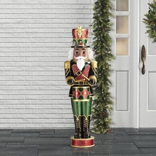 5 ft. LED Holiday Parade Nutcracker | Frontgate
