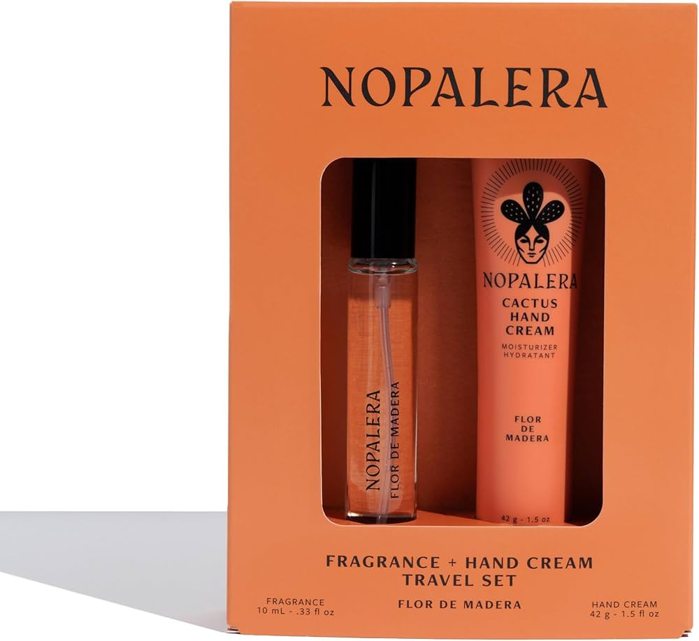 Nopalera Hand Cream + Travel Fragrance Gift Set (Flor de Madera) | Amazon (US)