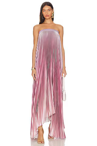 L'IDEE Bisous Strapless Gown in Mauve Ombre from Revolve.com | Revolve Clothing (Global)