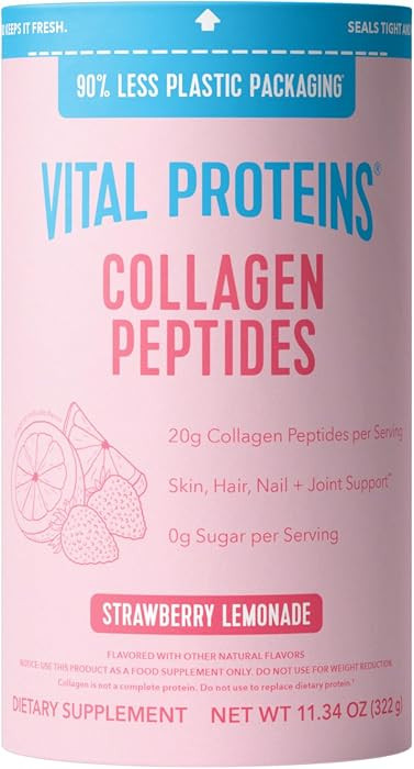 Vital Proteins Strawberry Lemonade Collagen Peptides Powder - 11.34oz | Amazon (US)