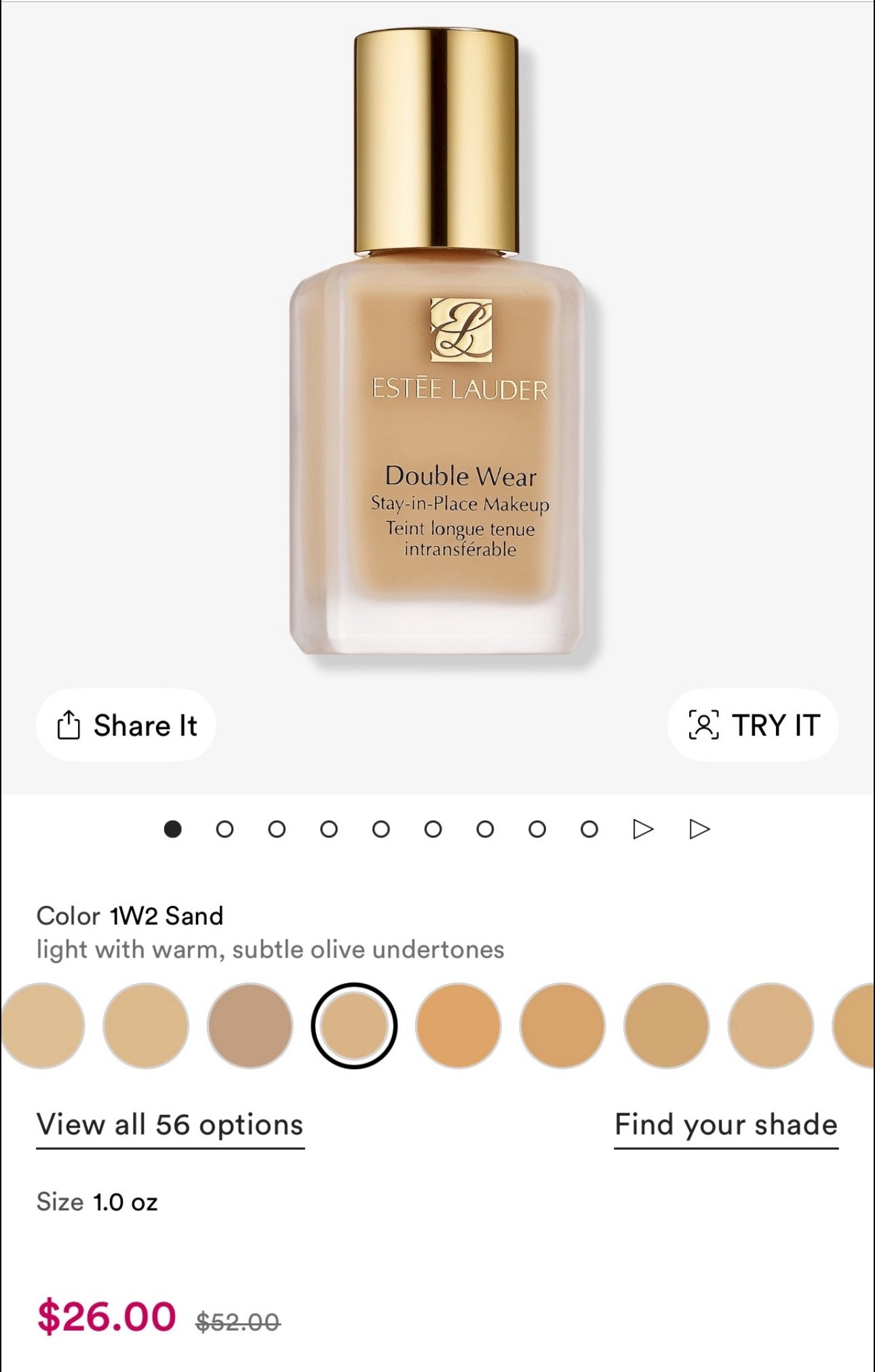 My sister brought this to my attention because we are Double Wear girlies! Ulta has it on sale right now for $26!! Free shipping for platinum and diamond members! ✨

#LTKFindsUnder50 #LTKOver40 #LTKBeauty