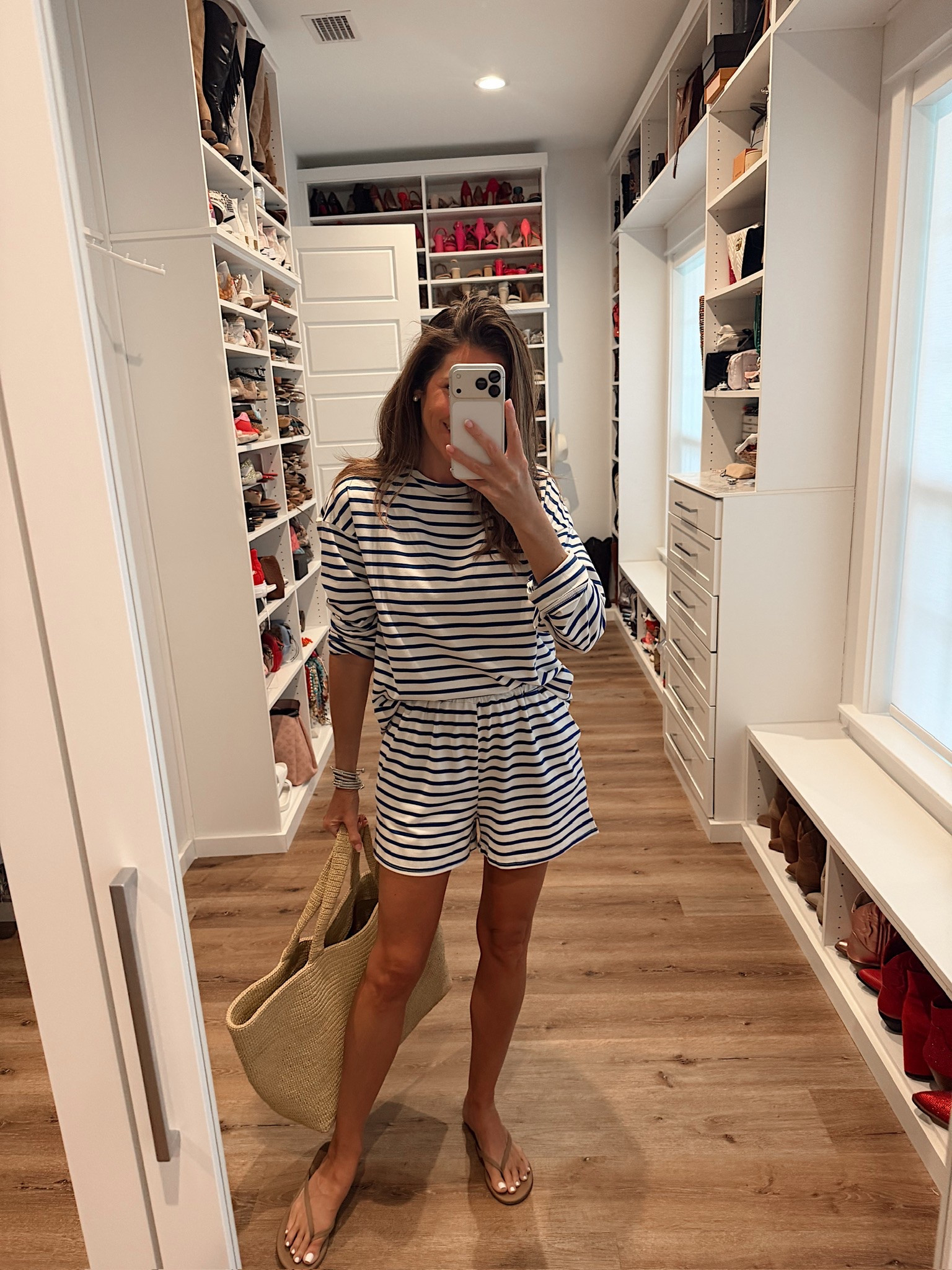 In a small set, sandals, tote and accessories- fits tts.

#LTKootd #LTKgrwm #LTKSeasonal