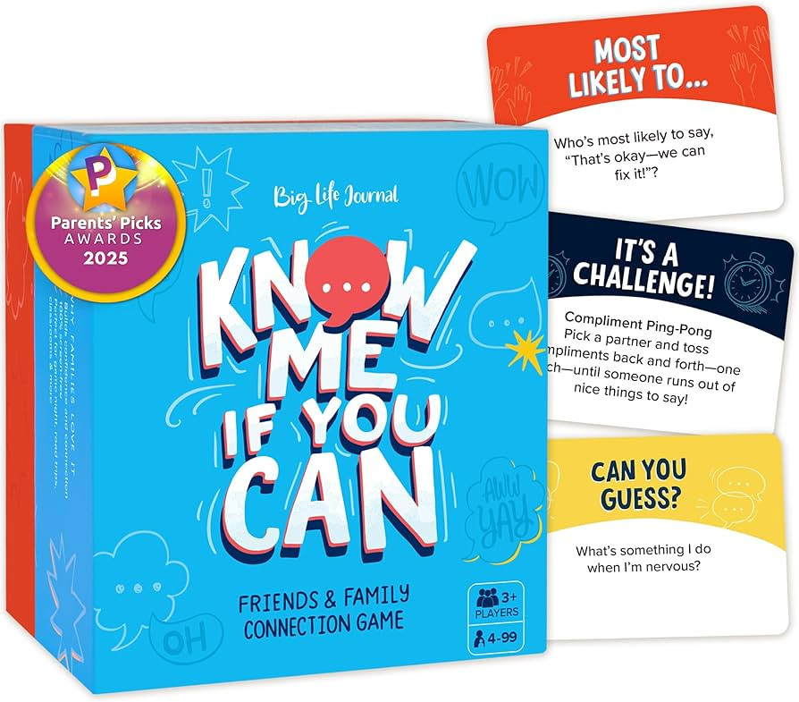 Big Life Journal - Know Me If You Can Connection Game, Fun Family Game for Kids, Teens & Adults, ... | Amazon (US)