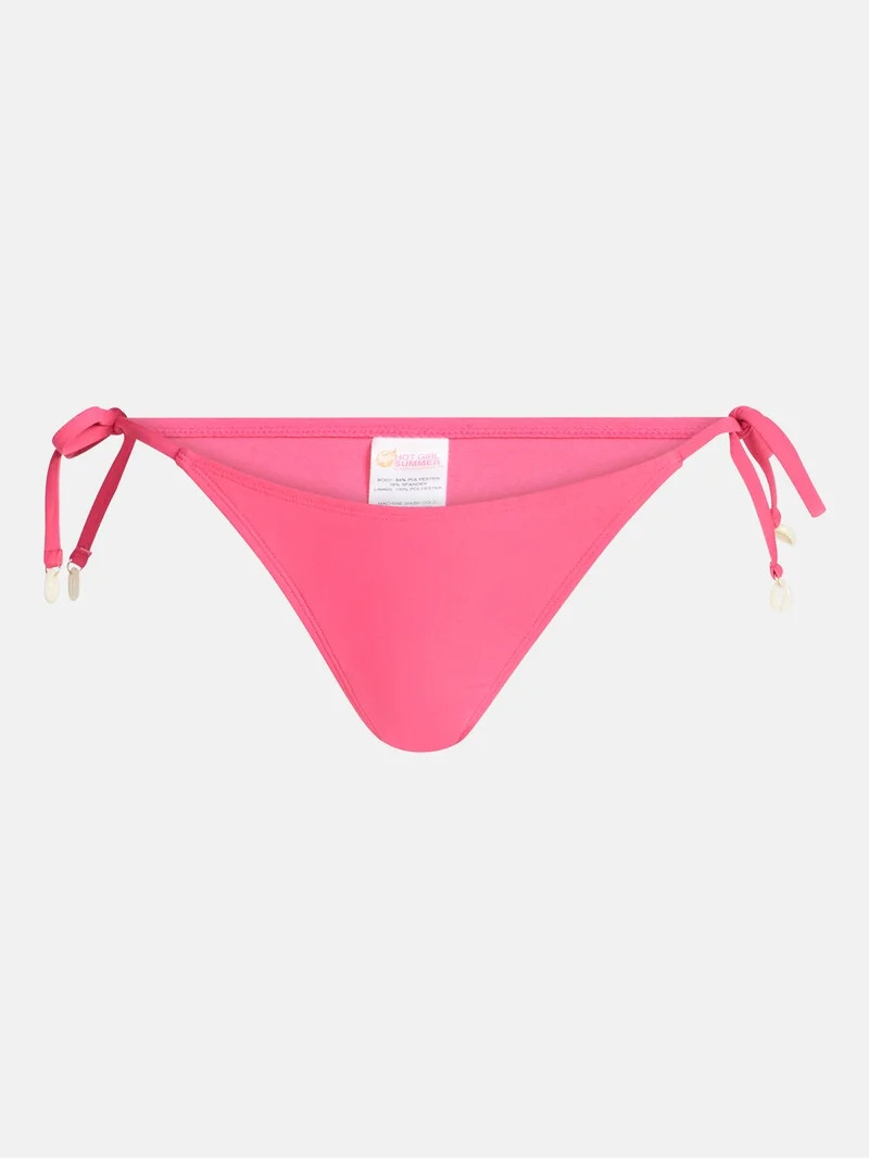Hot Girl Summer by Megan Thee Stallion Women's and Women's Plus Bubblegum Hottie Side Tie Shell B... | Walmart (US)