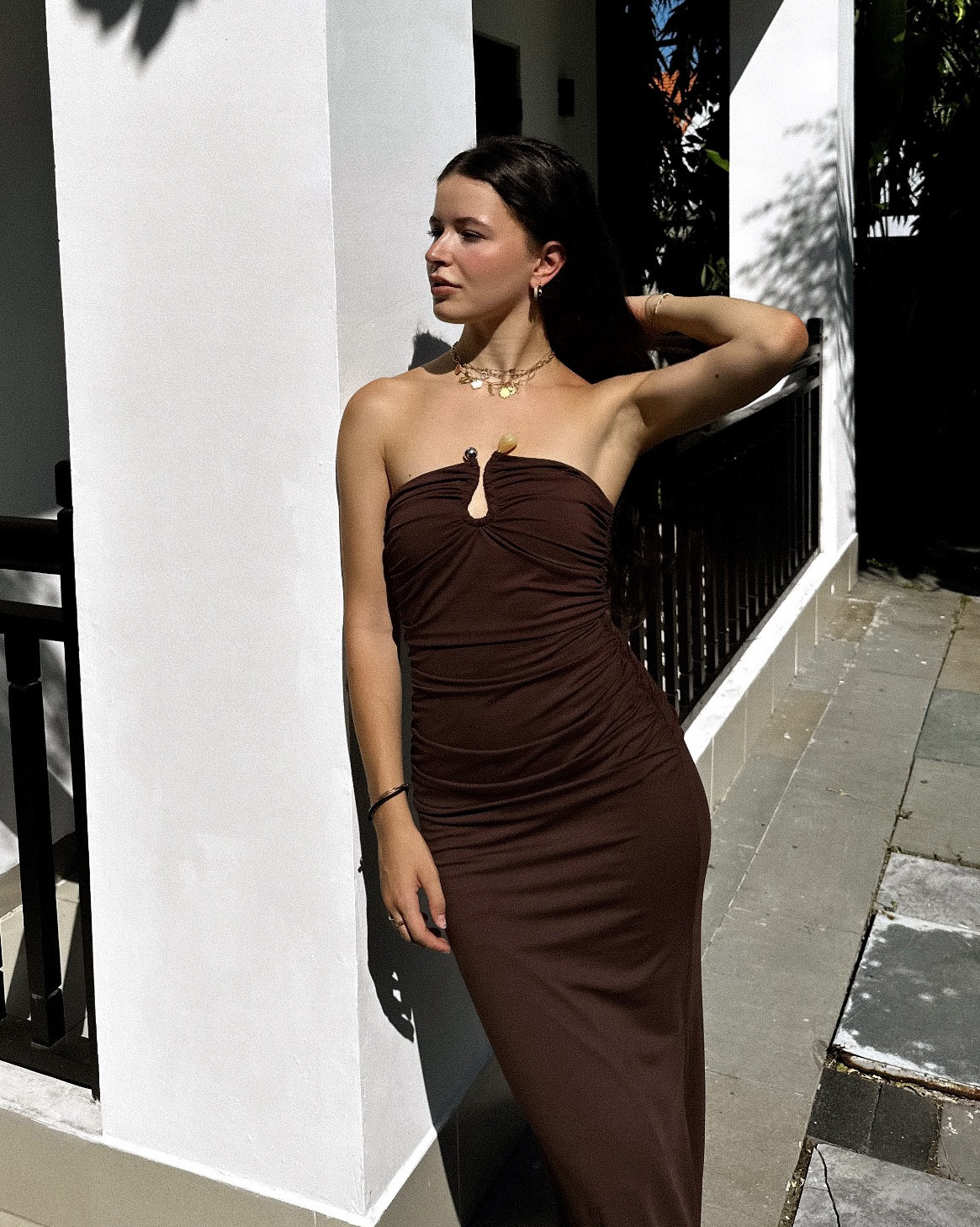 This brown summer dress is the perfect dress for a night out 🤎 Scroll to shop! X
Brown maxi dress, ruched detail, bust keyhole, cutout, stone details dress

#LTKstyletip #LTKeurope #LTKcurves
