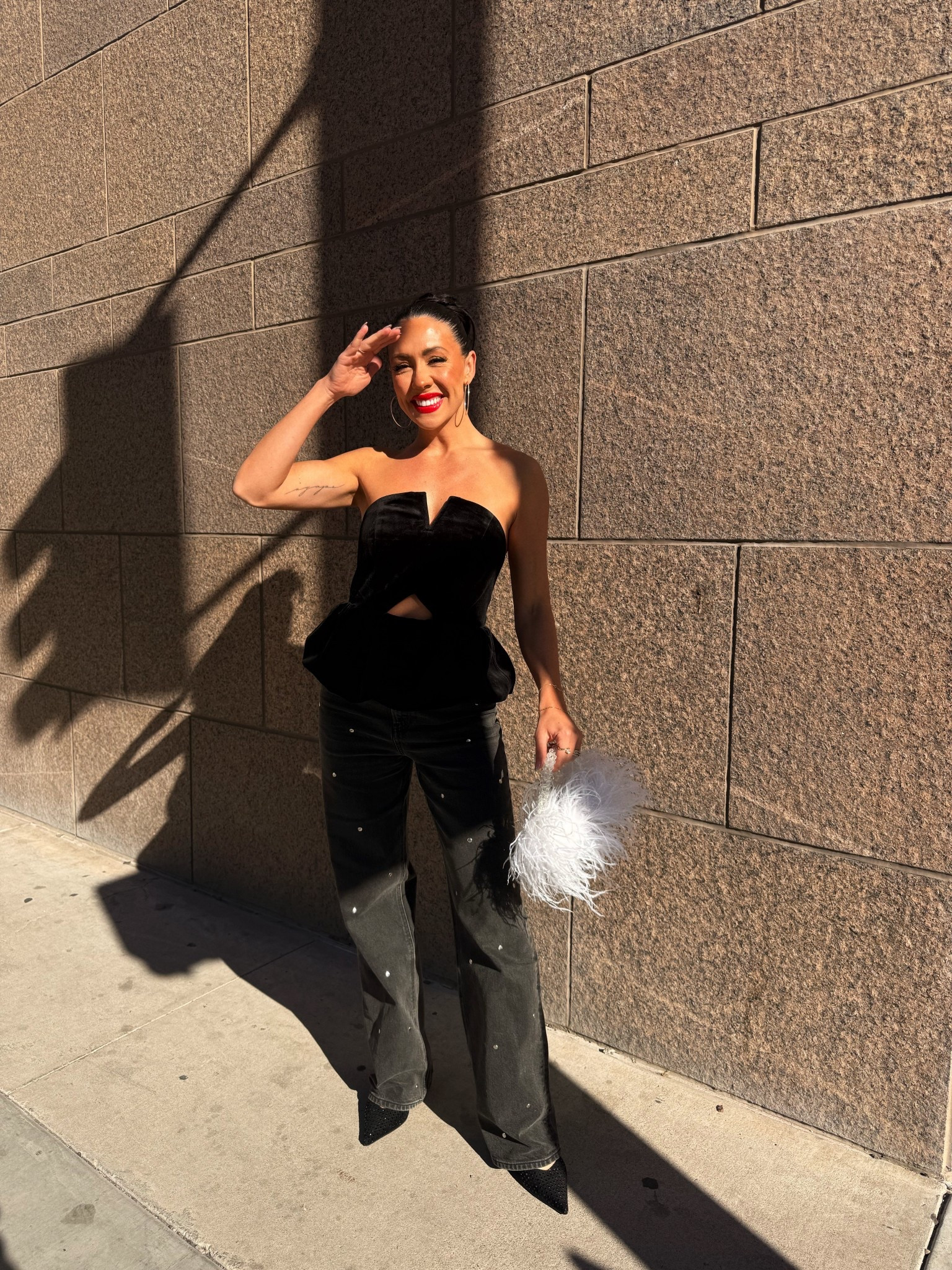 Todays outfit to see a Christmas show! I also wore this to church! 
Velvet top size small
Studded jeans size 2R 
Amazon accessories 


#LTKHoliday #LTKootd #LTKSeasonal