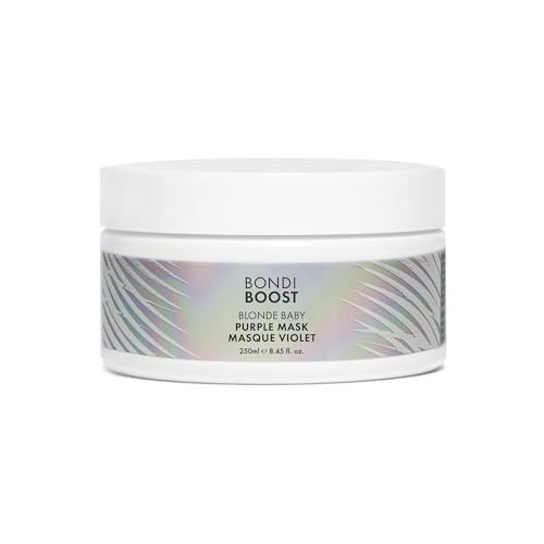 BONDIBOOST Blonde Baby Purple Mask [8.45 fl oz], Hair Treatment for Toning + Nourishing Blonde Hair, Brightening + Hydrating Toner + Color Repair Mask Reduces Yellow Hue, Sulfate Free Formula | Amazon (US)