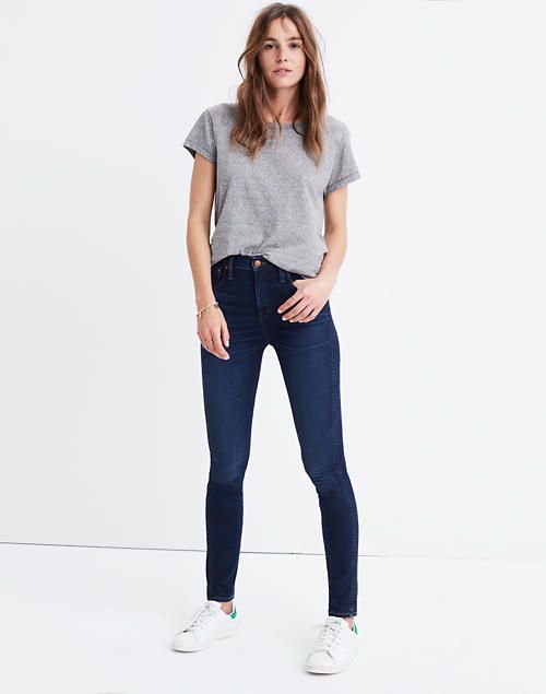 Taller 10" High-Rise Skinny Jeans in Hayes Wash | Madewell