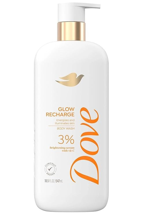 Amazon.com : Dove Exfoliating Body Wash Glow Recharge Energizes & illuminates skin 3% brightening... | Amazon (US)