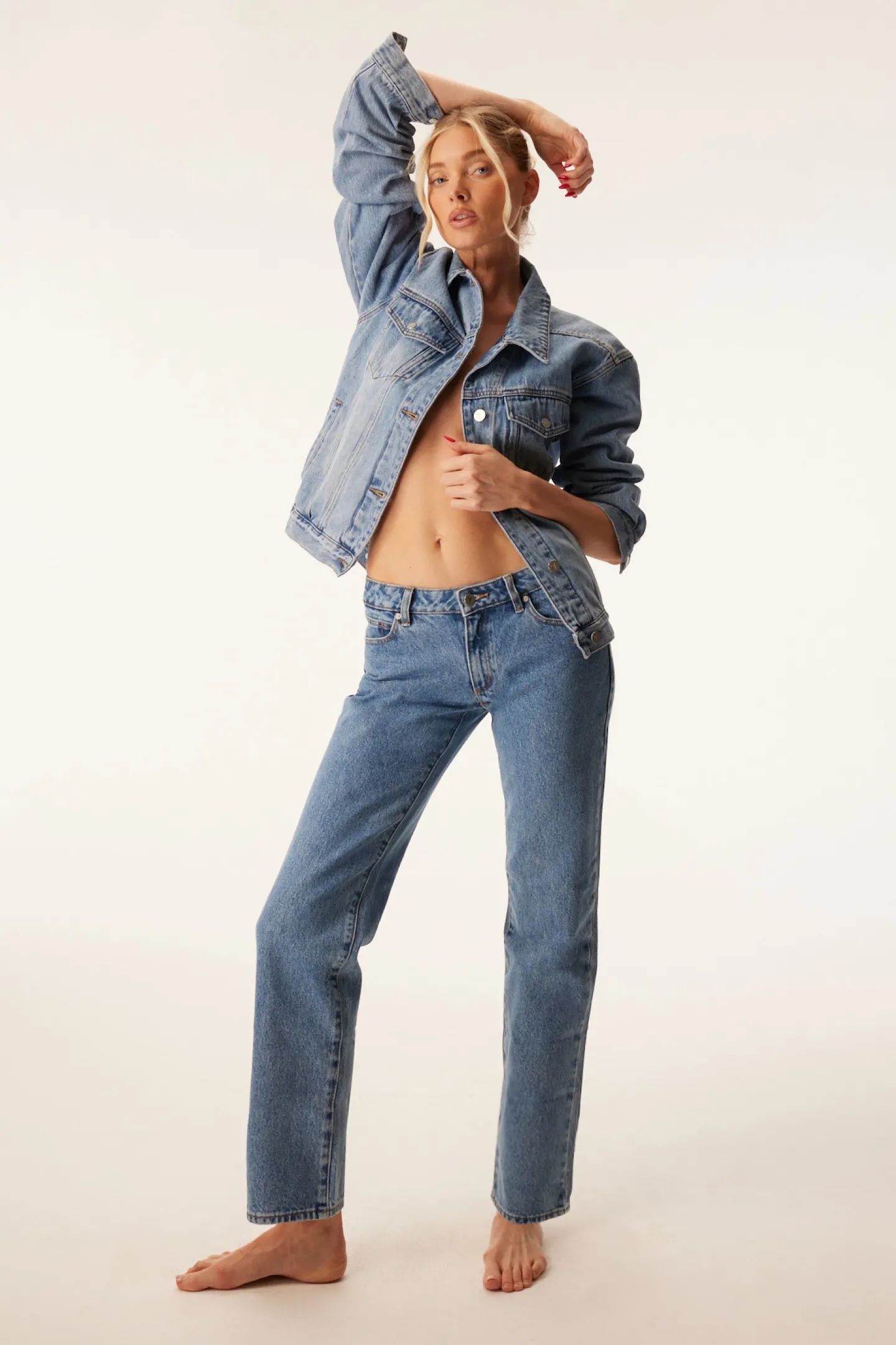 A 99 Low Straight Katie Organic | Abrand Jeans US