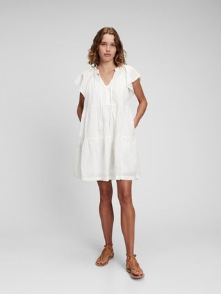Flutter Sleeve Mini Dress | Gap (CA)