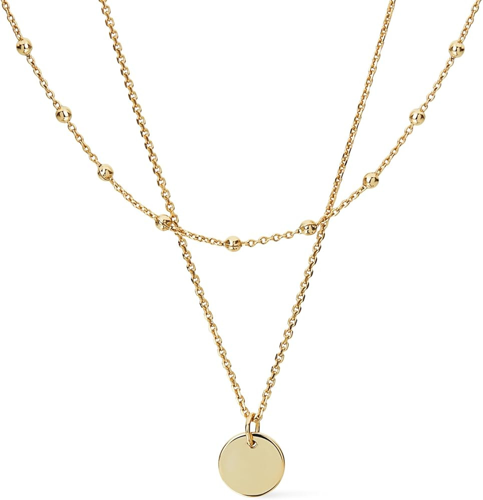 Ana Luisa Layered Necklaces for Women - Chic 14K Gold Plated Chains with Two Separate Necklaces f... | Amazon (US)