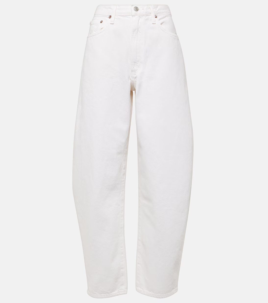 Balloon high-rise barrel-leg jeans | Mytheresa (US/CA)