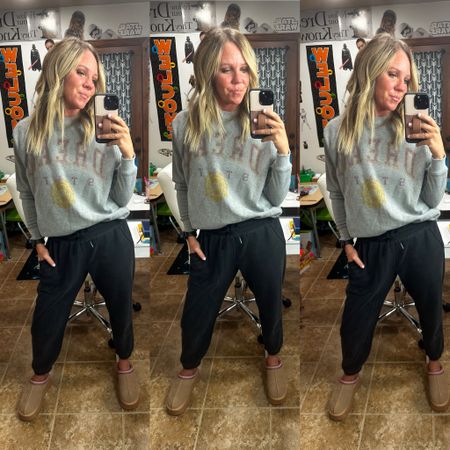 An all @target look! The comfiest sweats EVER!!! Paired with Ugg dupes from @amazon #sweats #target #targetlook #targetfashion 

#LTKshoecrush #LTKSeasonal #LTKfindsunder50