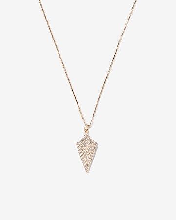 arrowhead pendant necklace | Express