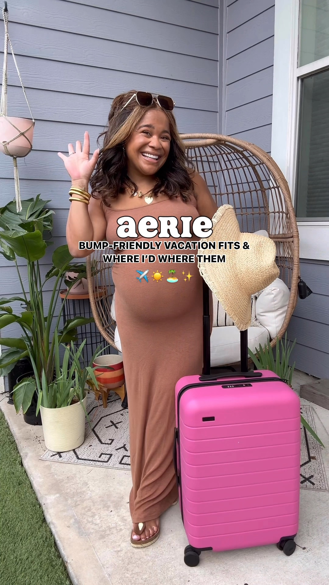 AERIE HAUL: summer fits that fit the bump! Bump friendly fits that work for a vacation, baby moon or family trip! 

SIZING:

Maxi dress: medium
Crochet set: large sweater and medium pants
Bikini: medium bottoms & large top
Tan pants: medium short
Pink top: medium

#LTKSaleAlert #LTKFindsUnder50 #LTKBump