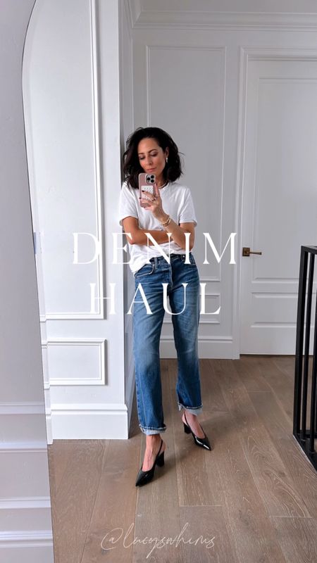 Sharing this denim haul again!! 

1. SLVRLAKE size up if between sizes
2. Nili Lotan size up
3. Agolde 90’s pinch TTS
4. Citizens of humanity TTS
5. Agolde 90’s TTS
6. SLVRLAKE London go Up if between sizes 




Denim, jeans, style, fashion, Nordstrom, Shopbop, agolde 

#LTKover40 #LTKstyletip