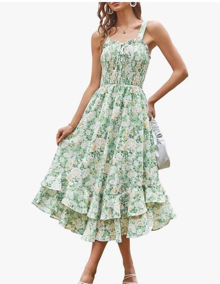 Maxi dress with ruffles on sale at Amazon 

Perfect vacation or wedding guest dress 
Floral 

#LTKwedding #LTKfindsunder50 #LTKtravel