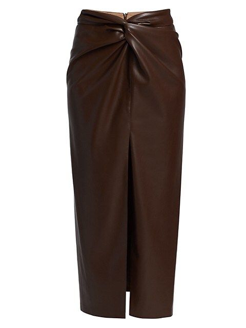 Inci Faux Leather Midi Skirt | Saks Fifth Avenue