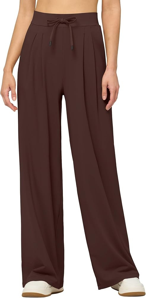 Willit Women's Dress Pants Wide Leg Stretch Work Pants Business Casual Pull On Slacks with Pocket... | Amazon (CA)
