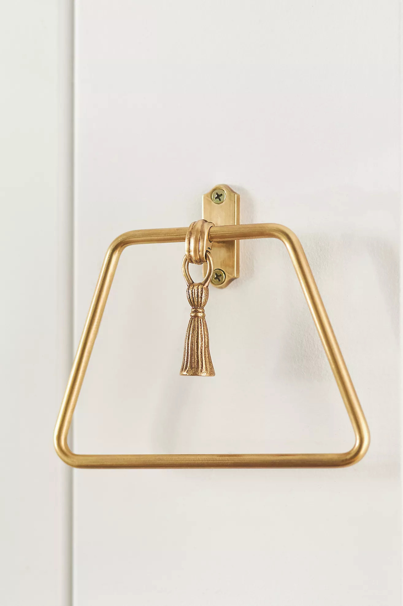 Lark Tassel Brass Towel Ring | Anthropologie (US)