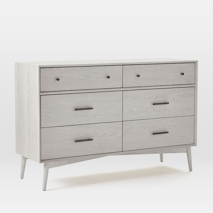 Mid-Century 6-Drawer Kids Dresser (56") | West Elm (US)