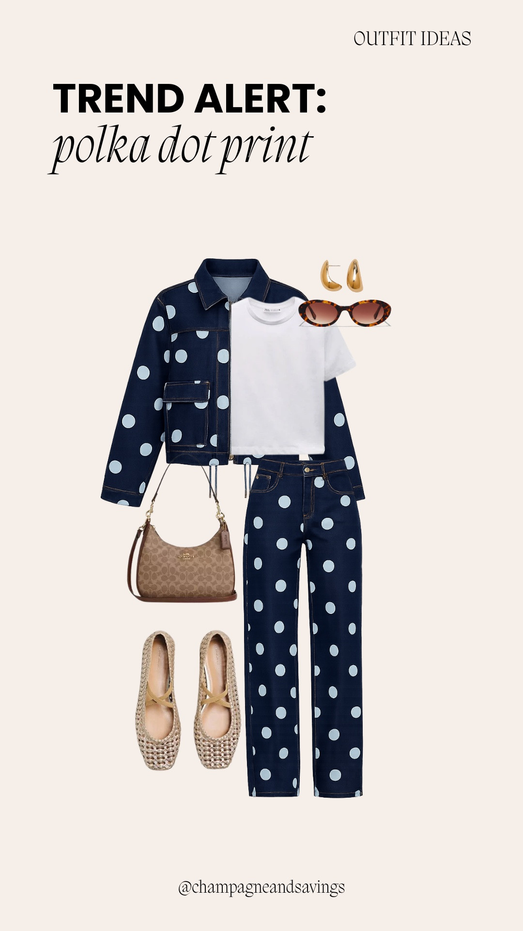 Polka dot outfit

#LTKootd