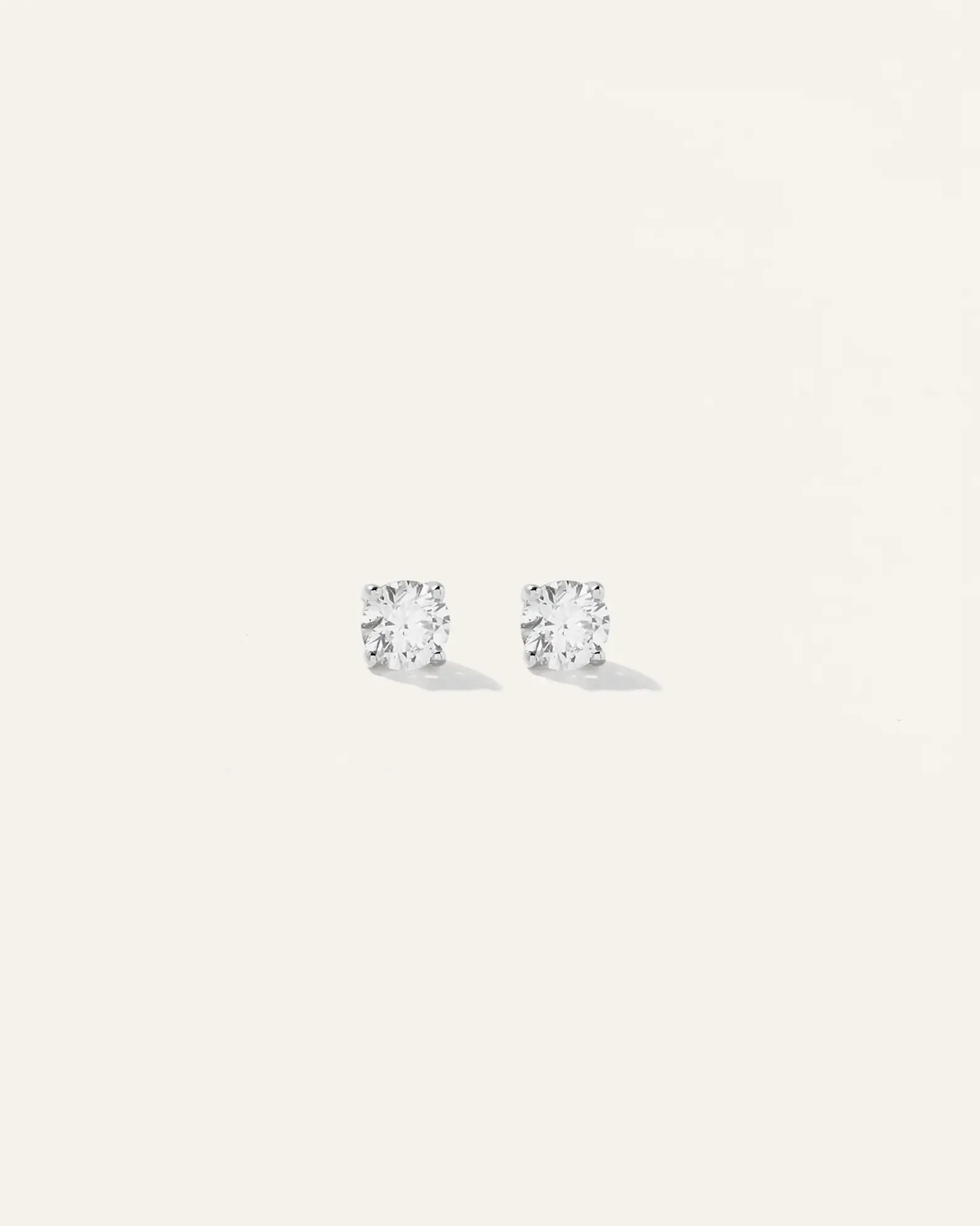 14K Gold Lab Grown Diamond Solitaire Studs | Quince