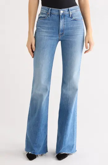 MOTHER The Doozy Fray Hem Flare Jeans | Nordstrom | Nordstrom